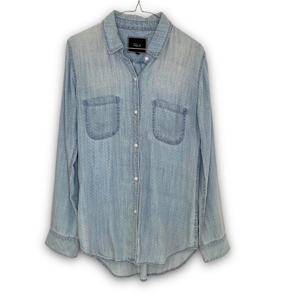 Rails Chambray Button Down Shirt size Small - Picture 1 of 10